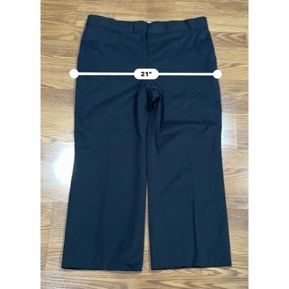 THE ROW Cotton/cashmere Black Bapri Cropped Cotton-Blend Straight-Leg Pants 12 - Picture 5 of 13